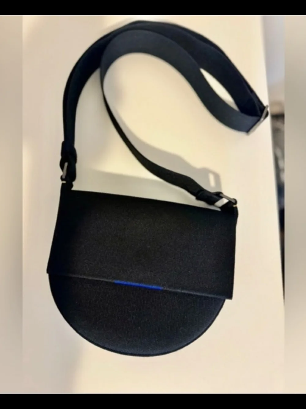 Rothy's The Saddle Bag Black Crossbody EUC Rare Discontinued Style